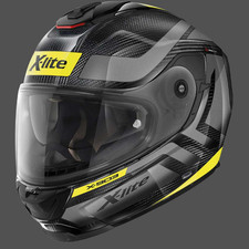 X-Lite X-903 Ultra CARBON FLUO AIRBORNE 20 N-com Casco Moto Sport Touring