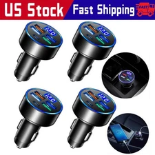 5 USB Port Super Fast Car Charger Adapter for iPhone Samsung Android Phone LOT