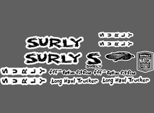 Surly Long Haul Trucker Mountain Bike USA Made Replacement Decals Stickers Frame