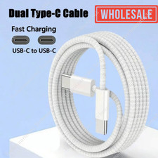 For iPhone 15 16e 17 USB-C to USB-C Cable Fast Charger Lot Type C Charging Cord