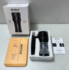 Wurkkos DL46 Black 20,000 Lumen Scuba Diving Flashlight USB-C NEW OPEN BOX