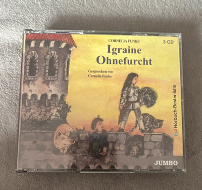 JUMBO Cornelia Funke Igraine Ohnefurcht Hörbuch 3 Audio-CDs Deutsch 2004