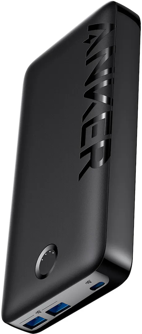 Anker 335 - Power Bank 20000mAh, 20W, 3-Port,USB-C & 2 USB-A - Black