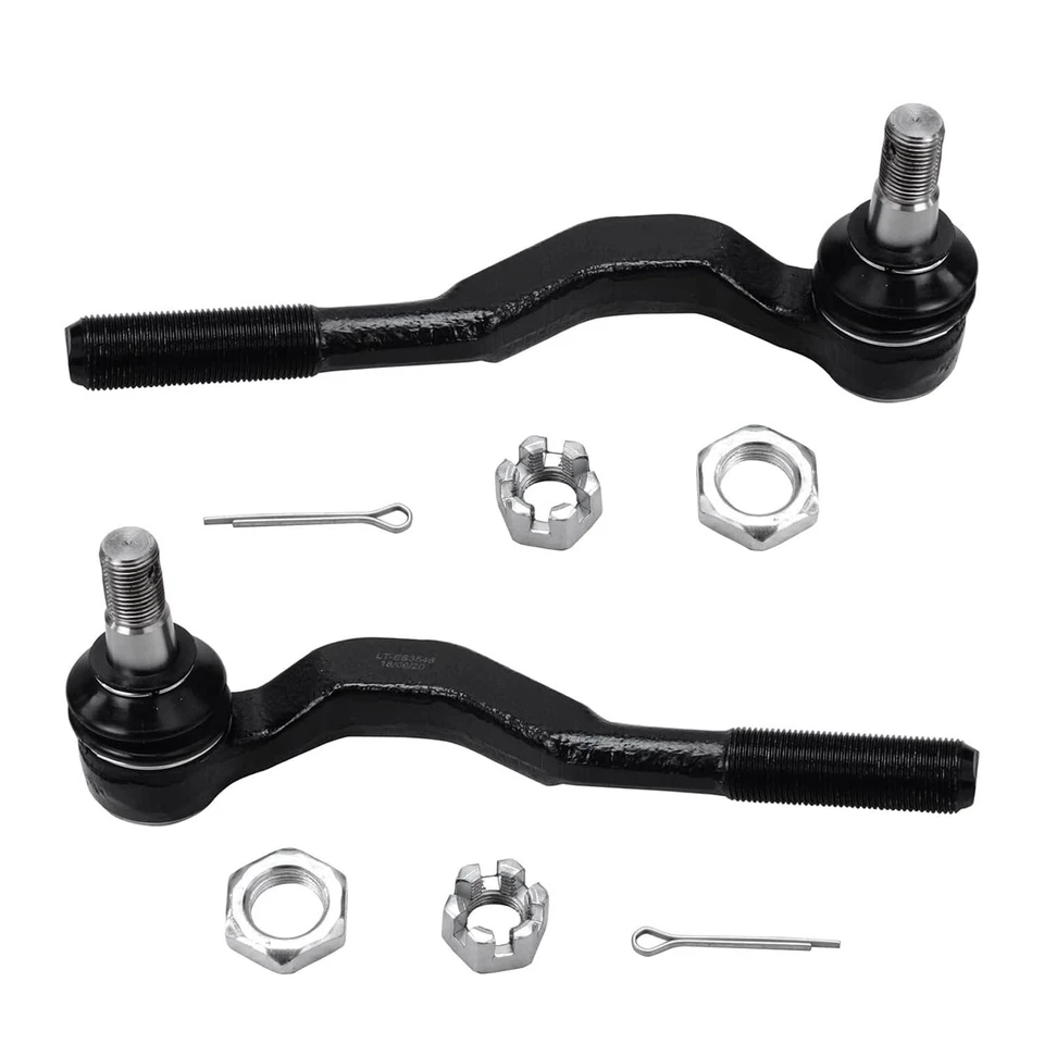 Barra de amarre exterior interior de piñón y cremallera de dirección asistida para Toyota Tacoma 1995-2004 Foto 3 de 4