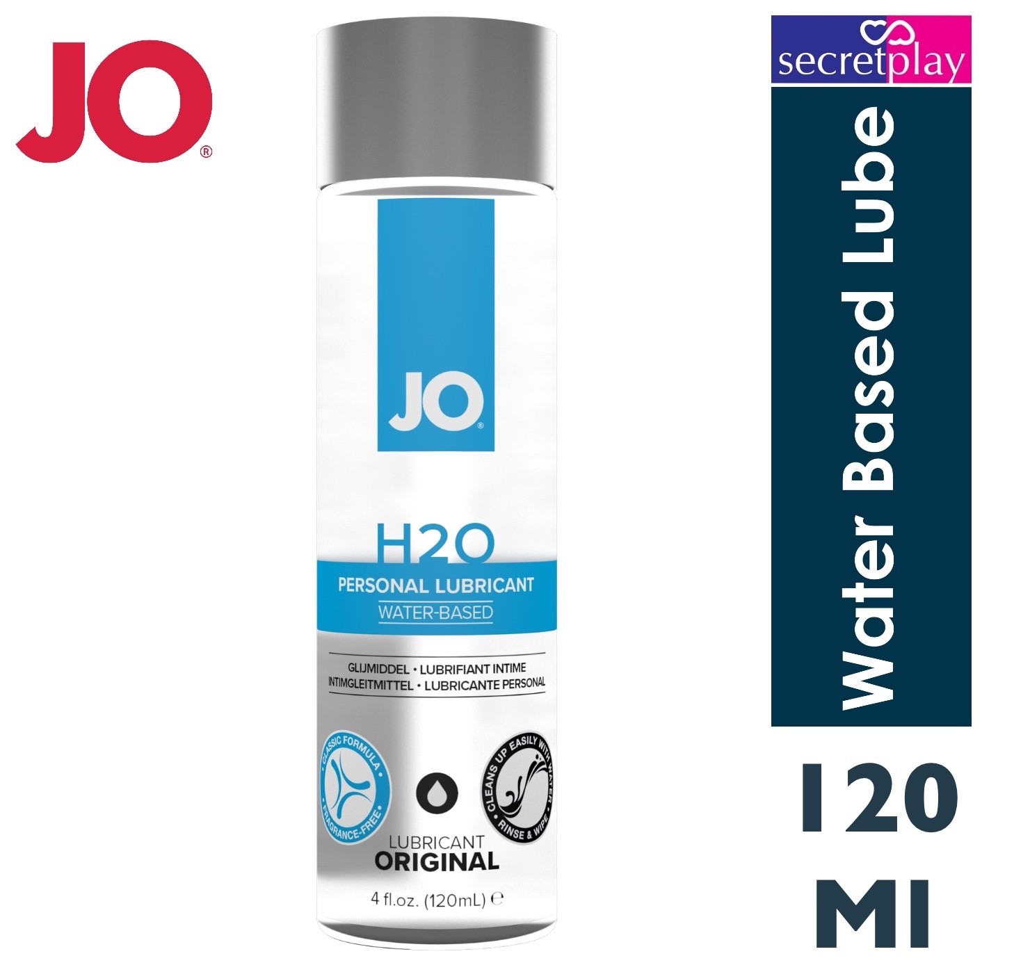 System JO H2O Original Water Based Personal Lubricant 120ml | Sex Lube - Image 2