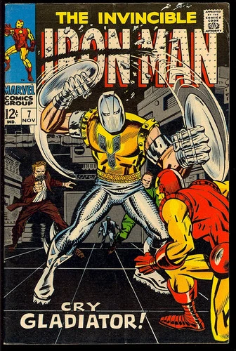 Iron Man #7 Nice Silver Age Superhero Vintage Marvel Comic 1968 FN