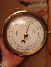 WEMPE Barometer Schiffsbarometer Chronometerwerke Hamburg Messing