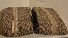 Vintage Saddleman Saddle Blanket Seat Blanket Cover-Brown (Pack of 2)