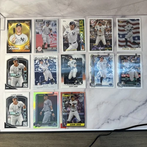 2025  Topps Aaron Judge MLB Baseball Card Lot 13 Cards New York Yankees