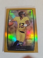 2013 Bowman Geno Smith Gold Rainbow Parallel RC #150 Serial 357/399 JETS 