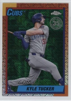 2025 Topps Series 2 Green Refractor 18/99 Kyle Tucker #T90C-120 0us8