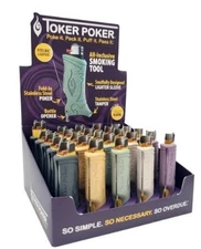 1 Toker Poker Lighter Sleeve Fits Bics  Made W/Hemp Plastic 5 Options Available
