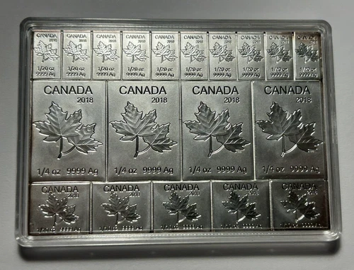 2018 CANADA RCM MAPLE LEAF FLEX FRACTIONAL 2 OZ 9999 SILVER BAR ENCAPSULATED