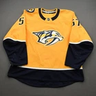 2019-20 Dante Fabbro Nashville Predators Game Used Worn NHL Hockey Jersey