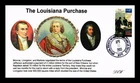 US COVER LOUISIANA PURCHASE 200TH ANNIVERSARY FIRST DAY ISSUE HAND CANCEL