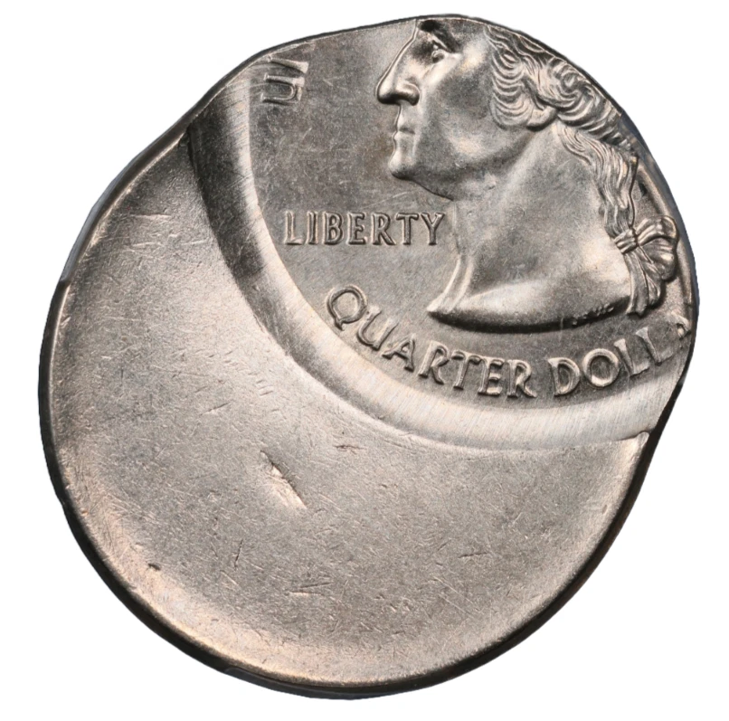 2000-P New Hampshire State Quarter Struck 25% Off Center PCGS MS-65 -Lot D050 - Image 3 of 4