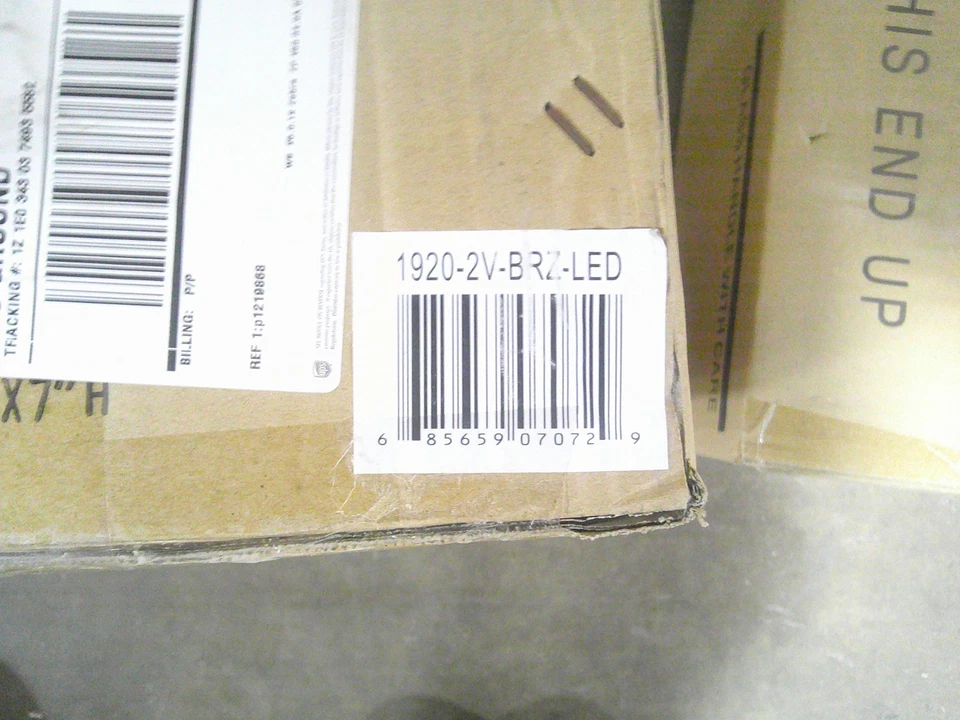 Z-Lite Peak 13" W LED Bathroom Vanity Light Matte Opal Glass 1920-2V-BRZ-LED - Image 3 of 4