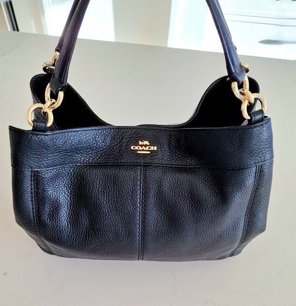 Coach Lexy Pebble Leather Hobo/Shoulder Bag - # L1781-F23537