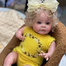 18inch Cloth Body Reborn Doll Lifelike Soft Baby Newborn Toddler Reality Gift