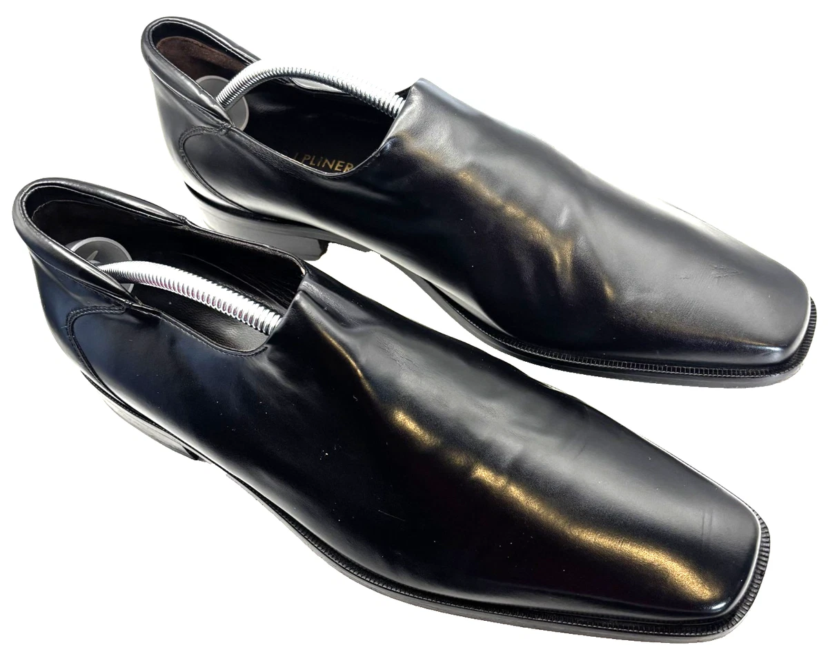 Donald Pliner Men\'s Stretch Nappa Leather Slip-On‎ Loafer Black Ewait 3030 M100 Donald Pliner Donnie Moc Toe Bit Loafers, Black | Loafers  main image 3