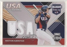 2020 Panini Elite Extra Edition USA Baseball Material Black Heston Kjerstad 0a3