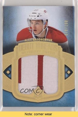 2013 Ultimate Collection Debut Threads 78/100 Alex Galchenyuk #UDT-AG READ 00jz