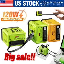2 In 1 GaN Charger Scalable 120W Max Fast Charger Module Type C & USB Ports lot