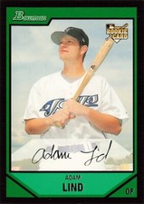 Adam Lind Rookie Bowman 2007 Baseball Card #207