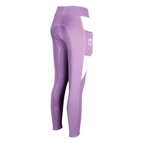 AK Comptec Collant/Leggings/Calzoni Equitazione Traspirante Vita Alta - Foto 3 di 48