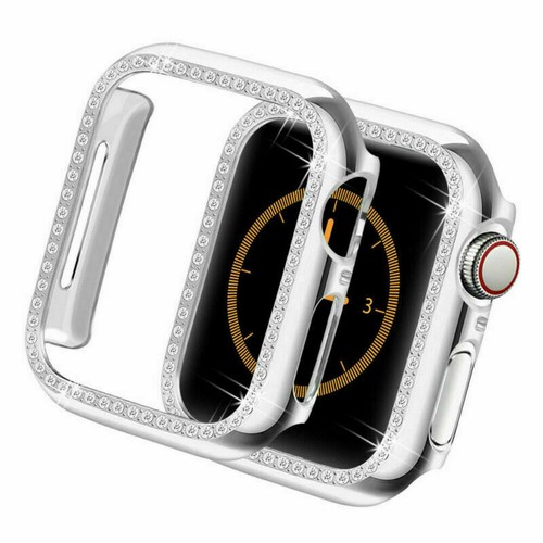 For Apple Watch Series 5 4 3 2 Bling Band iWatch Strap Bumper Case 38/40/42/44mm - Imagen 19 de 22