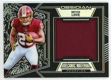 Bryce Love 2019 Panini Obsidian Volcanic Material RC Jumbo Jersey Relic #16/75