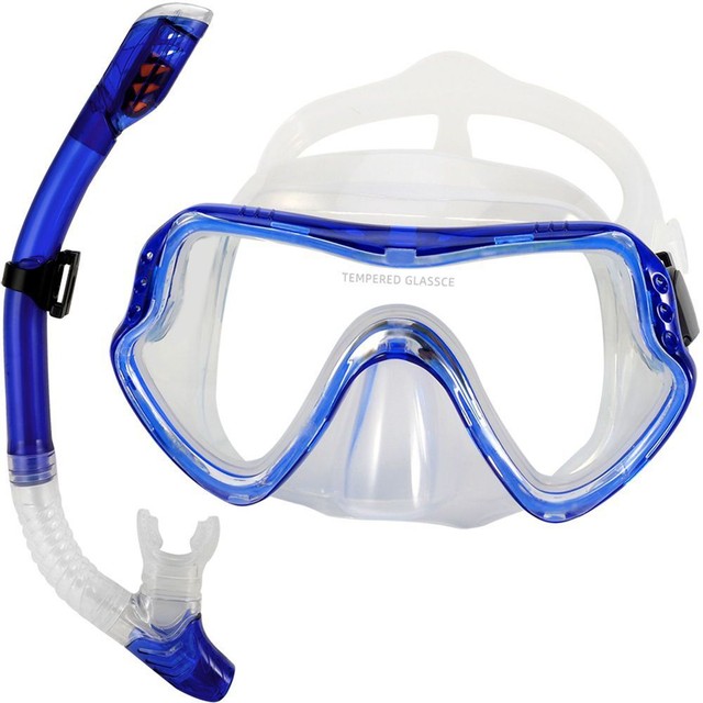 Mask Snorkel Set Snorkeling Breath Tube Set Swimming Glasses Diving Masks PB11015 Mask Snorkel Set Snorkeling Breath Tube Set Swimming Glasses Diving Masks PB11015