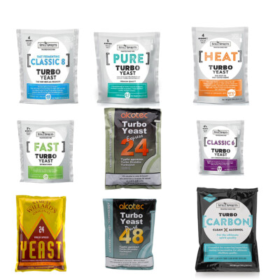 Still Spirits Classic 6 8 Pure Heat Fast Turbo Yeast Alcotec 24 48 Hr W/ Carbon