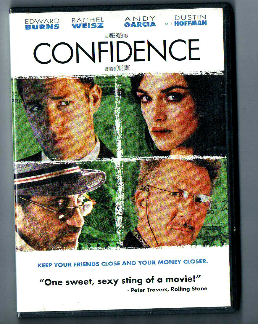 Confidence (DVD, 2003)Andy Garcia, Dustin Hoffman, Rachel Weisz