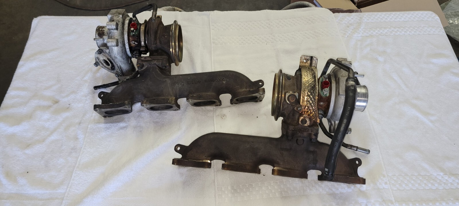 MCLAREN 650S TURBO TURBOCHARGER ASSEMBLY LEFT AND RIGHT OEM SET 