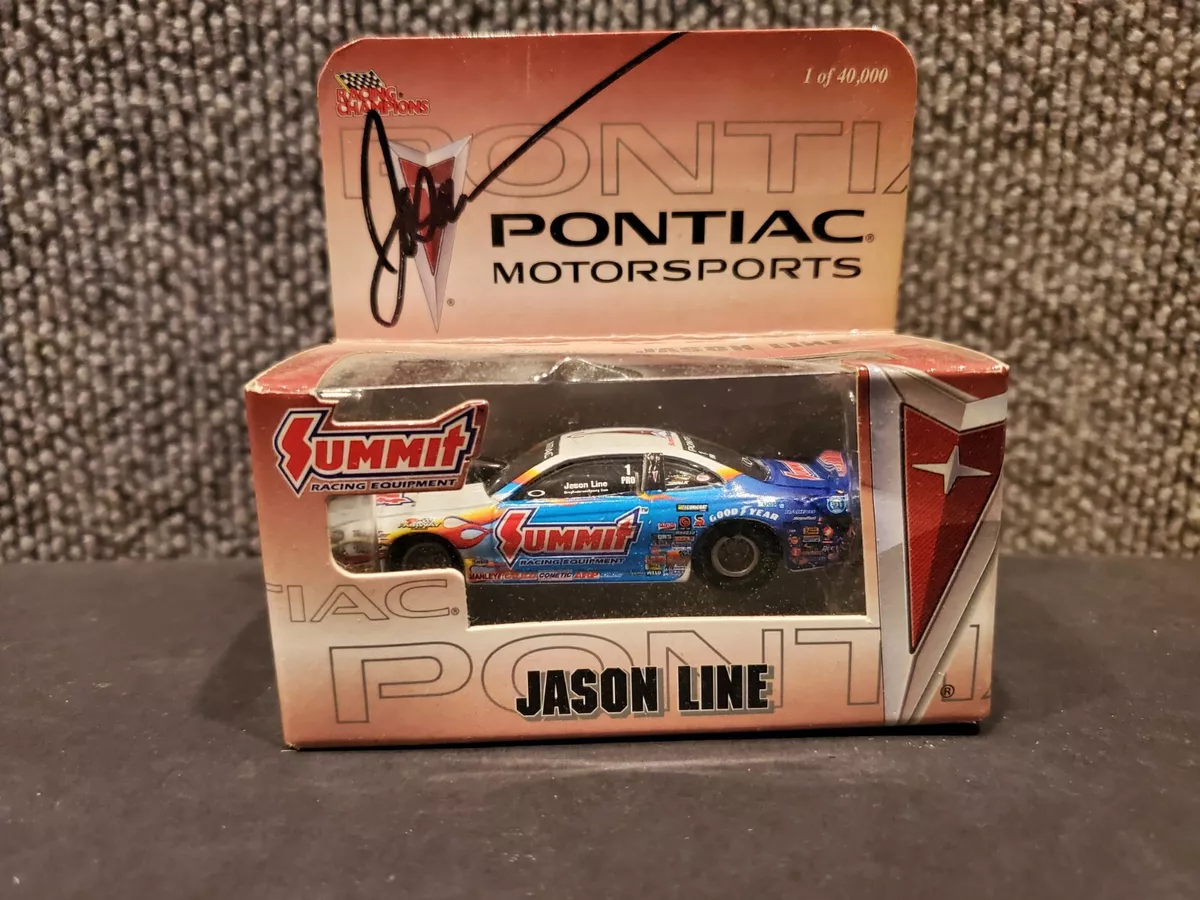 Pontiac Motorsports Jason Line Signed Summit 1 64 Diecast NHRA Pro Stock Car 07