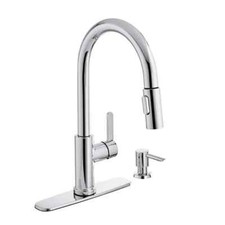 Glacier Bay Paulina Single-Handle Pull-Down Sprayer Kitchen Faucet in Chrome