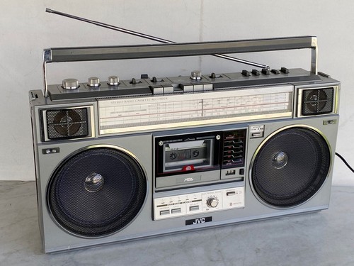 Vintage JVC Stereo Radio Boombox. Echo Biphonic Japan RC-M50JW