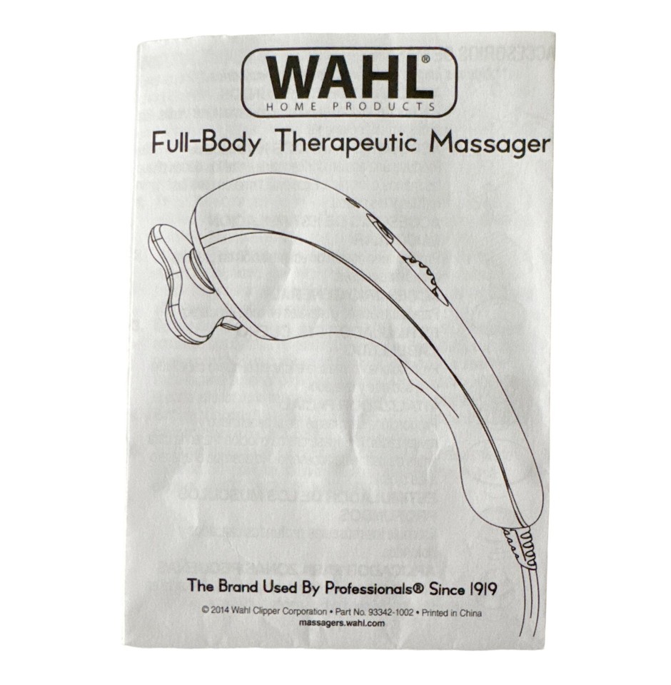 Wahl HotCold Therapy Custom Body Therapeutic Massager w/ 7 Attachments