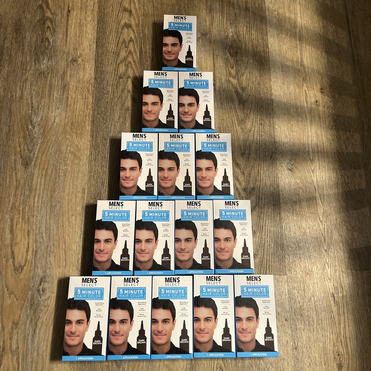 X15 Mens Select 5 Minute Hair Color DARK BROWN Blends Away Grays