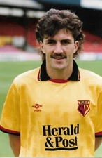 PAUL WILKINSON WATFORD PLAYER PROMO PHOTOGRAPH FOOTBALL
