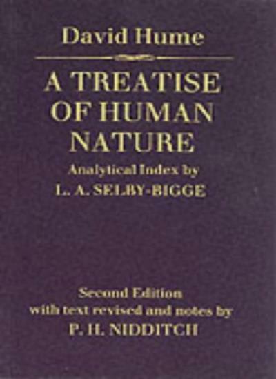 Treatise of Human Nature By David Hume, P. H. Nidditch, L. A. Selby-Bigge