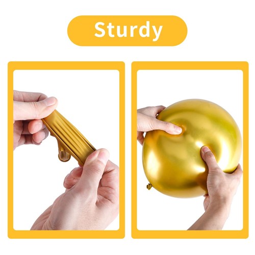 RUBFAC 92pcs Metallic Gold Balloons Chrome Gold Balloon Different Sizes 18 12... - Picture 4 of 7