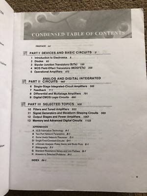 Microelectronic Circuits Fifth Edition International Version | eBay