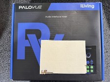 PALOVUE Audio Interface Portable DJ Mixer with 3.5mm Microphone, DAC Chip Sound