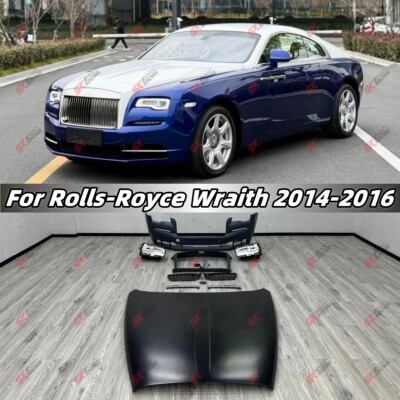Front Bumper Headlight Upgrade To 2020 Bodykit For Rolls-Royce Wraith 2014-2016