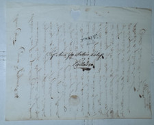 COLLEZIONE DOCUMENTI ANTICHI: Lettera Prefilatelica  1834 Garino(To)-Pallanza