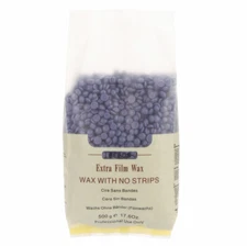 Hard Wax Beans for Face, Underarms, Bikini Hair Remover 17.6 oz (Lavender)
