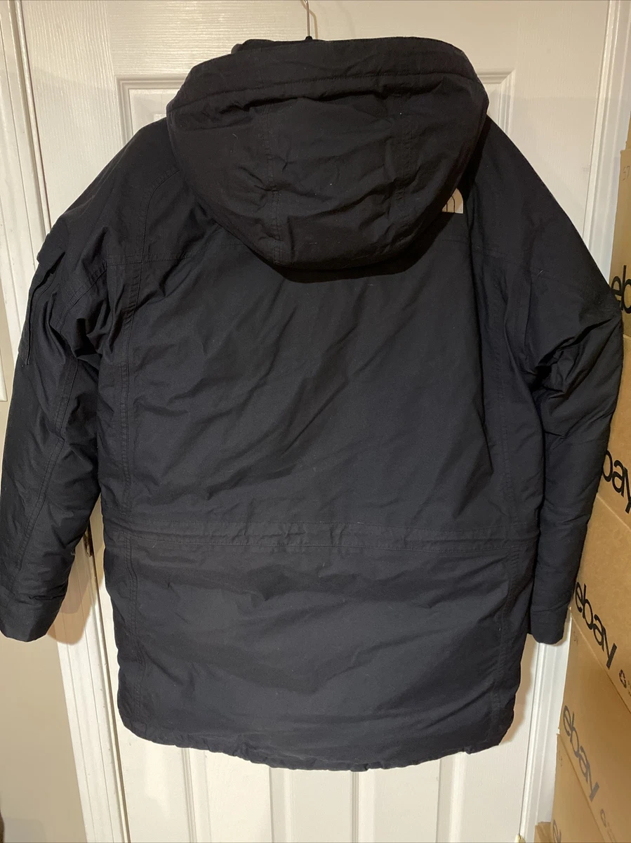 The North Face Size M Hyvent Down Mens Black Parka Jacket