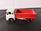 G193-MATCHBOX LESNEY No3B BEDFORD TIPPER TRUCK.GREY/RED